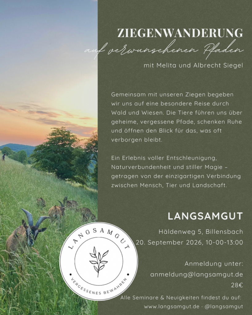 Ziegenwanderung